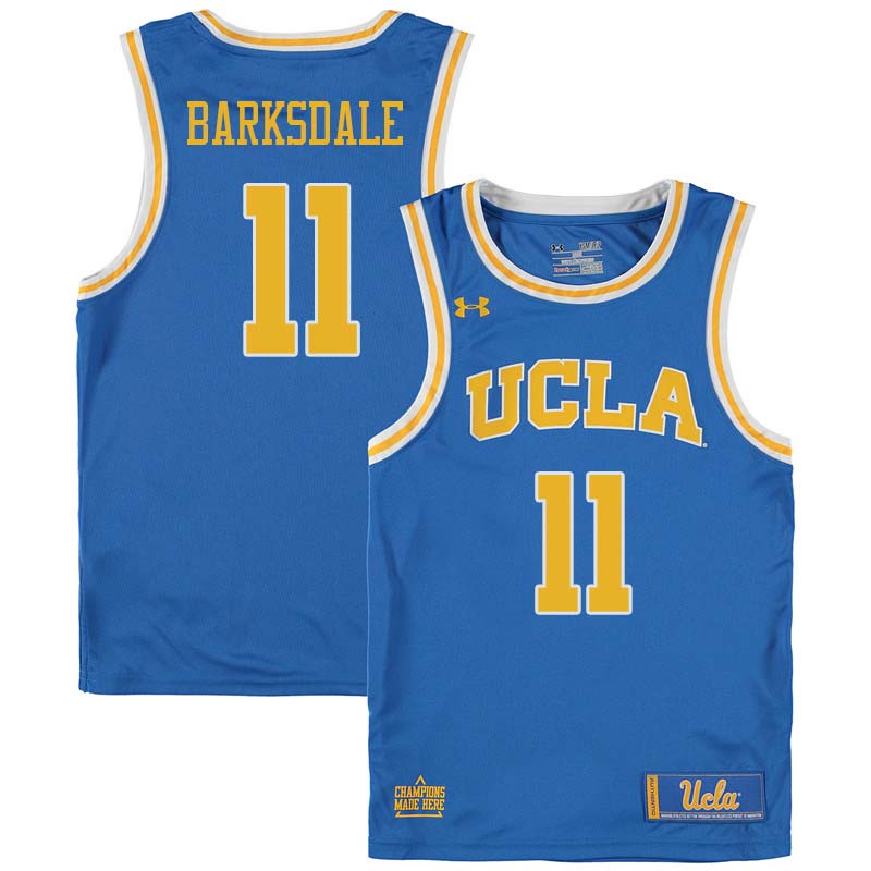Men #11 Don Barksdale UCLA Bruins College Basketball Jerseys Sale-Blue - Click Image to Close